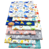 CraftsFabrics 8 teile/los Cartoon Bedruckter Stoff Quilting Baumwollstoff Patchwork Fat Quarter Bundles Für Handgefertigte Taschen Geldbörse Kissenbezug